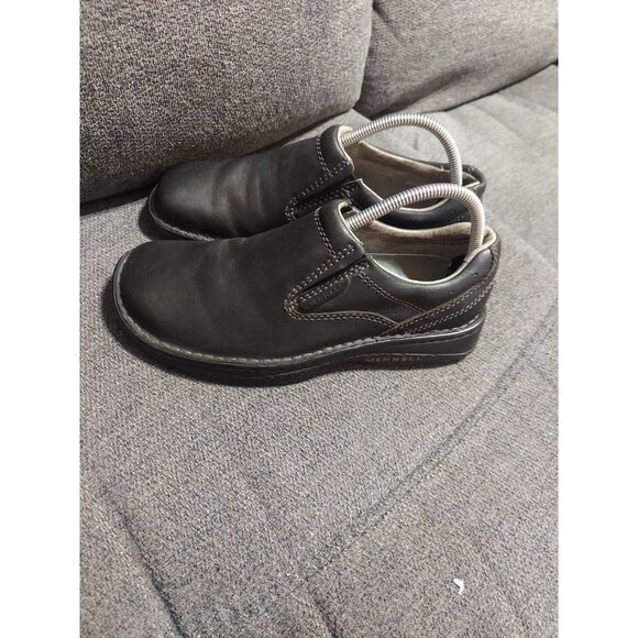 Merrell Loafers Casual Flats Comfort Breathable Slip on Shoes Size 8 Black - Picture 3 of 12